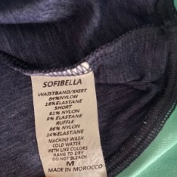 Sofibella Tiered Ruffle Tennis Skirt Medium - Picture 2 of 5